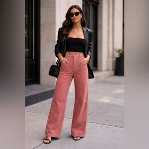 Anniewear NWT Wide Leg Textured Pants